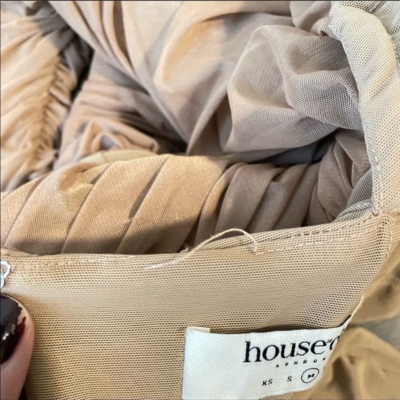 House Of CB Sebastiana Ruched Corset Mini Dress Medium - Picture 9 of 10